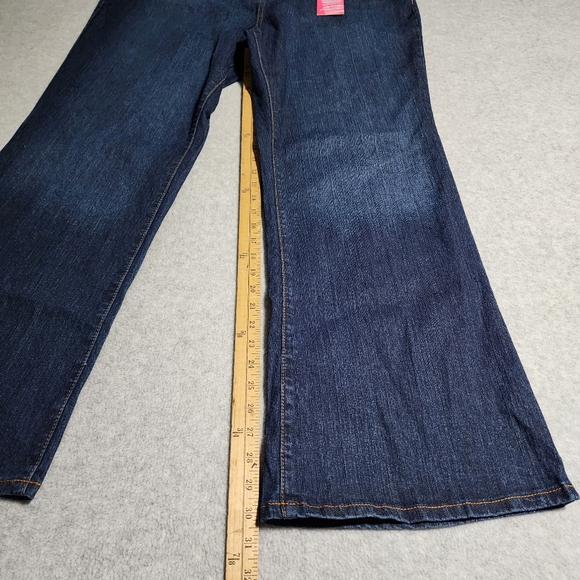 NWT Zana Di Premium Boot Cut Rhinestone Jewel Stretch Hi Rise Jeans Size 22 - Picture 4 of 16